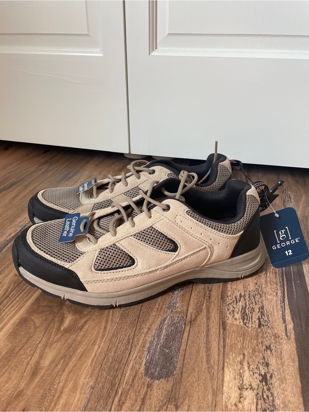George Men's Tan and Black Tennis Shoes